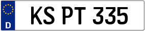 Truck License Plate